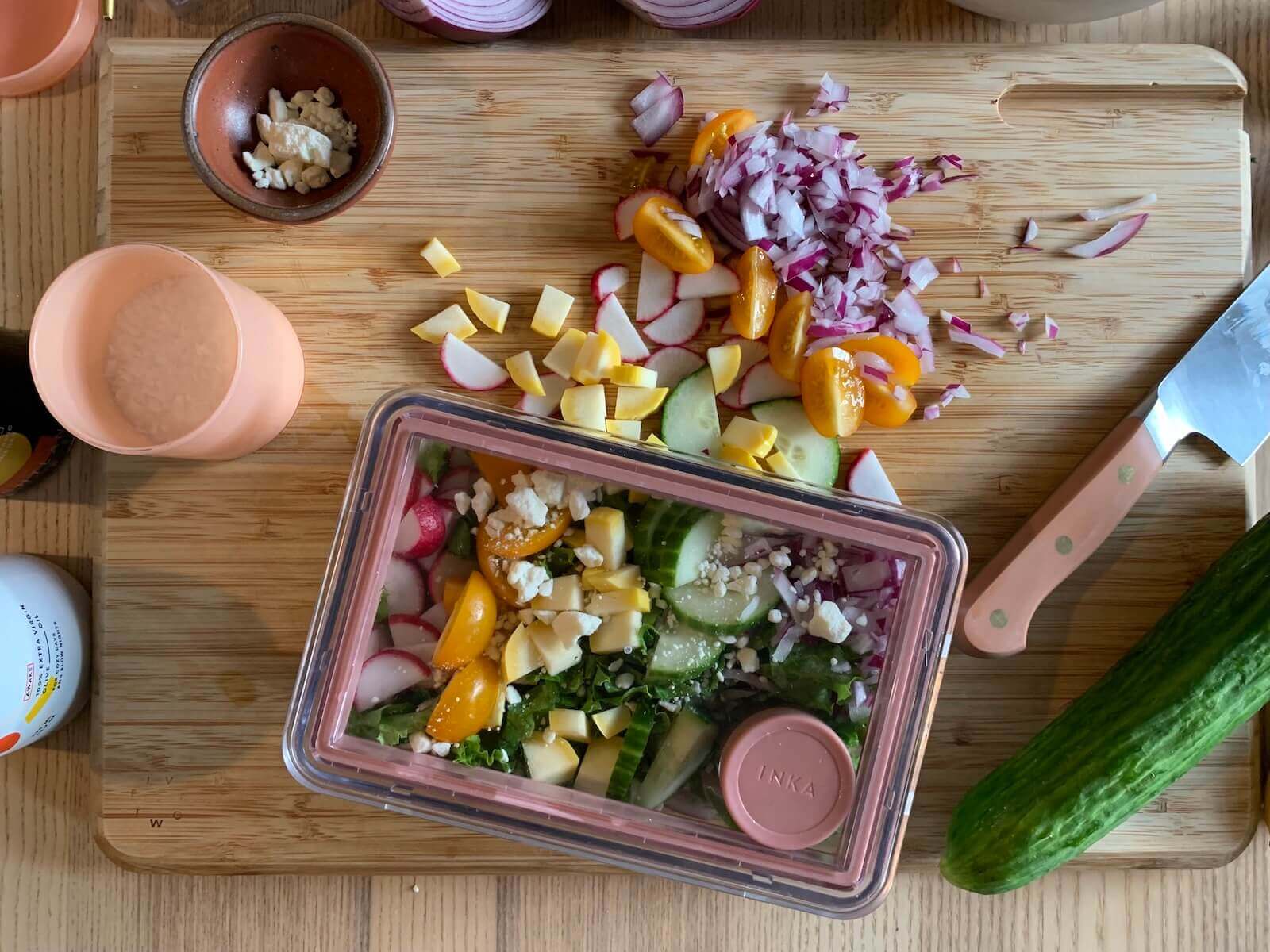 Chopped Rainbow Salad